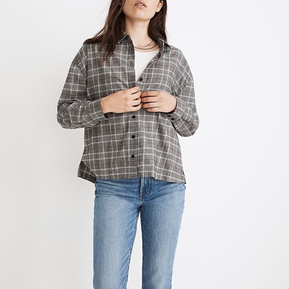 Madewell Plaid Westlake Shirt S